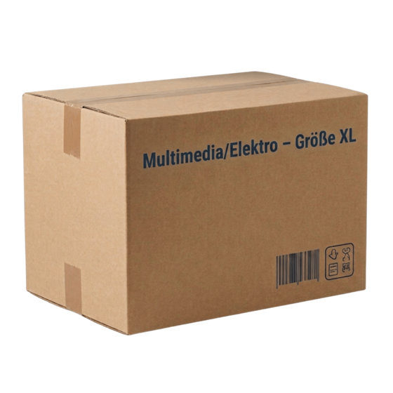 Multimedia/Elektro Secret Pack Größe XL – Versandkarton mit Aufdruck